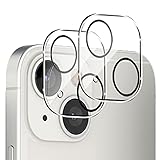 GEEMEE Protector de Lente de cámara Compatible con iPhone 13/ iPhone 13 Mini, 9H Dureza Anti-Arañazos Anti-Caídas HD Film Cristal Vidrio Templado Protector Film - 2 Pack