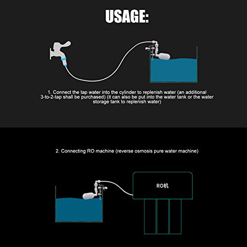 di riempimento Automatico dell'Acqua di riempimento Automatico Non Elettrico in plastica Regolatore del Livello dell'Acqua Filtro dell'Acqua Valvola a Sfera Galleggiante per - Image 5