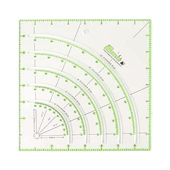 Amazon.com: Circle Magic Quilting Ruler Tape,8 Inch Multifunctional ...