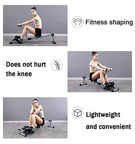 Image of Home Rowing Machine Rowing Machines for Home use Foldable Orbital Rowing Machine LCD Monitor Incline Full Motion 330 lb Weight Capacity Workout Equipment for Home Gym