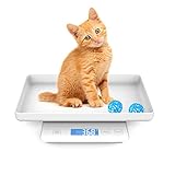 New Born Kitten and Puppy Weight Scale, Weigh Small Pets Baby in Grams, 33lbs (±0.03oz), Size 11'x...