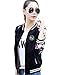 Produktbild Riverdale Southside Serpents Jacke Damen, Teenager Mädchen Baseball Streifen Pullover Frauen Gestreift Jacket Sport Pulli Sweatshirt mit Reißverschluss Oberteile Langarmshirts Tops (A-Schwarz, M)