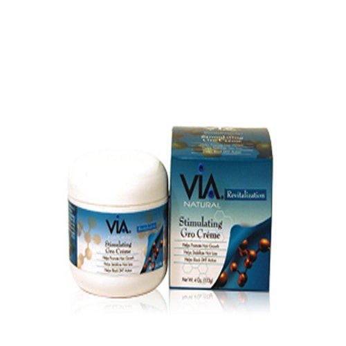 Via Natural Stimulating Gro Creme 4oz.