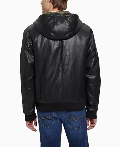 GUESS Mens Gary Hooded Zipped Jacket2