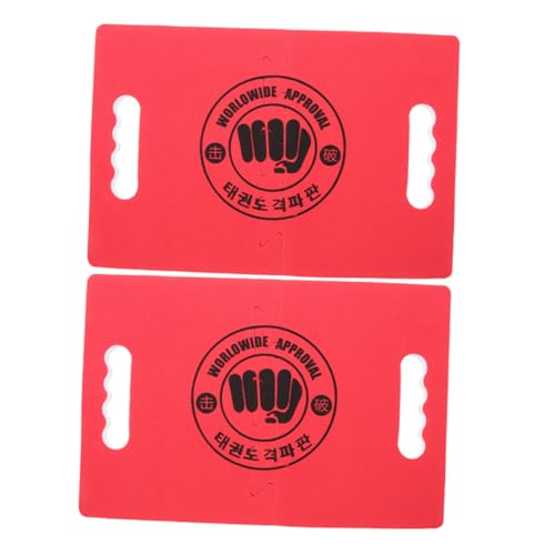 OSOLADY 2pcs Reusable Taekwondo Breaking Board Portable Punching Board for Training and Stage Performance Durable Foam Karate Lightweight and Sturdy for Beginners and Professionals