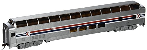 Bachman 85 ' – Budd Completa Dome – Amtrak Fase I de pasajeros Coche con Interior Iluminado. Ho Escala