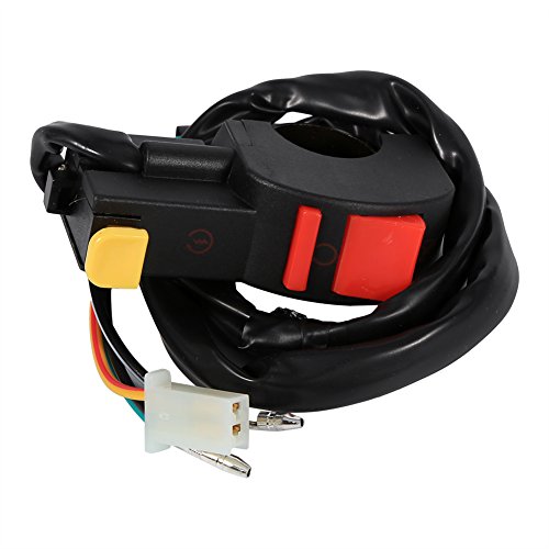Interruptor de arranque de 4 vías para motos, 7/8 pulgadas, interruptor de encendido/apagado interruptor encendido moto
