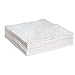 SpillTech WPKB50H Polypropylene Oil-Only SonicBonded Heavyweight King Mat Pad, 30" Length x 30" Width, White (Pack of 50)