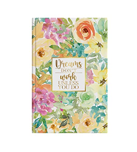 Image of Lauret Blanc Hardbound Ruled Notebook Diary Journal- A5 Size, 192 Pages, 80 GSM Natural Shade (Dreams Don't Work Unless You Do)