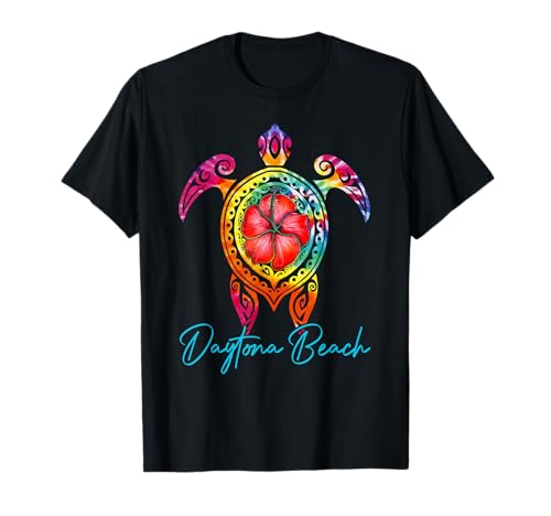 Daytona Beach Florida Tie Dye Sea Turtle Vacation 2026 T-Shirt