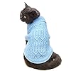 Jnancun Cat Clothes 16 Color Turtleneck Knitt...