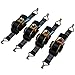 Produktbild 4X Automatik Spanngurt automatischer Zurrgurt Gurte 50mm 750/1500 daN selbstaufrollend mit Spitzhaken (3 Meter) schwarz