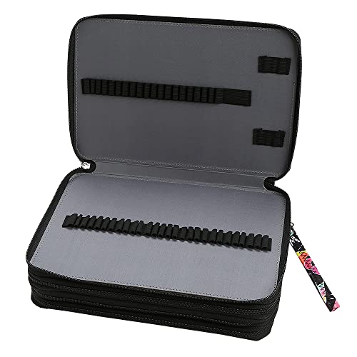 Image of 216 Slots Pencil Case Organizer w /Removal Handle Strap