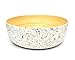 Jungle Culture® Bol de Bambú Extra Grande - Frutero - Vajilla Ecológica - Bol de madera orgánica para comida con acabado estilo terrazo - Regalo Ecológico Vegano - Bol de Coco