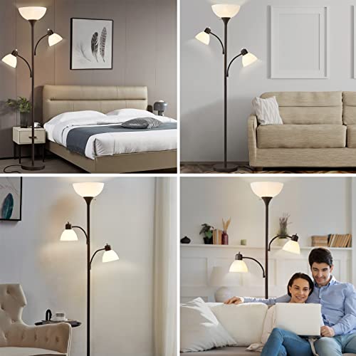 Image of Luvkczc Floor Lamps for Living Room, 72 inch Tall Standing Lamp, Torchiere Lamp