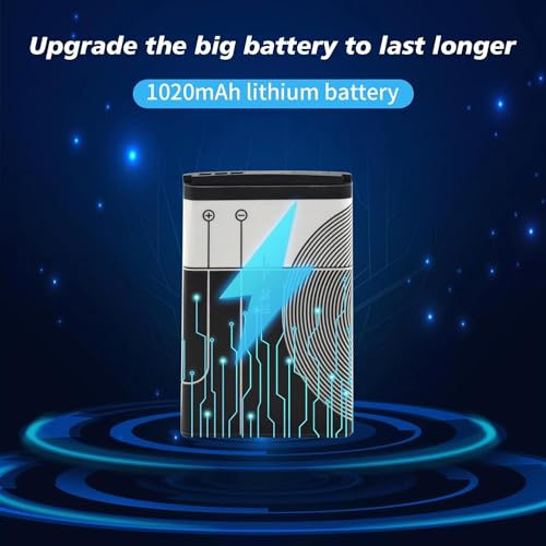 YELLAMI Handheld Game Console, Retro Game Console with 400 Classic FC Games 3.0 Inch Screen 1020mAh Rechargeable Battery Portable Game Console Support TV Connection & 2 Players for Kids Adults（Blue） - Thumbnail 3