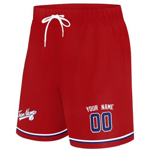 Image of ANTKING Swim Trunks Custom Name Number Beach Shorts for Men Youth Gifts