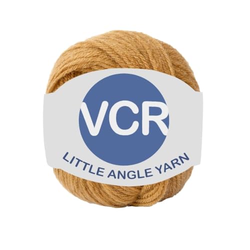 Image of VCR 4 Ply Pastel Brown Little Angle Yarn, 25 Grams, 92 Meters Length, 100% Acrylic Soft Baby Knitting Yarn for Crochet, Newborn Sweaters, Soft Baby Socks, Mittens and Leggings, Pack of 1