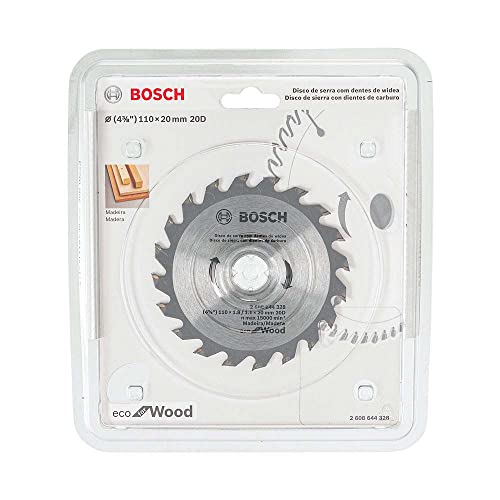 Disco serra Circular Bosch Ecoline ø110x20mm 20D