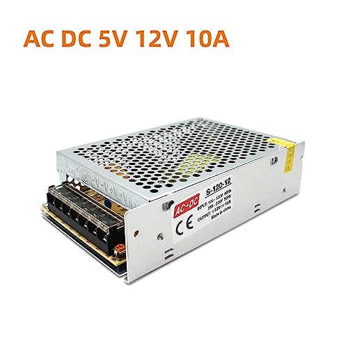 Alimentation à découpage 5V 12V 10A transfo AC-DC pour ruban LED - 3