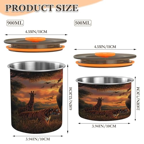 Envase para café ATTX de acero inoxidable 500 ml miniatura 2
