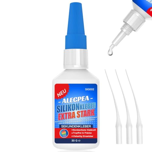 ALECPEA Silikonkleber transparent wasserfest 30g