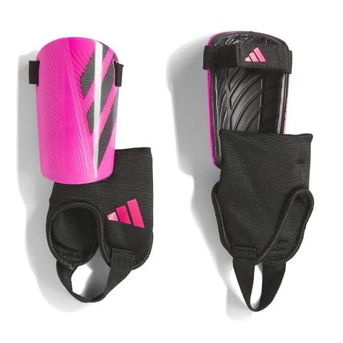 adidas Unisex-Adult Tiro Match Shin Guards, Black/Team Shock Pink, Medium