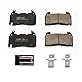 Power Stop Z23-1474 Front Z23 Evolution Sport Carbon Fiber Infused Ceramic Brake Pads with Hardware For Cadillac CT6 2016-2018, Chevrolet Camaro 2010-2015 [Model Specific]