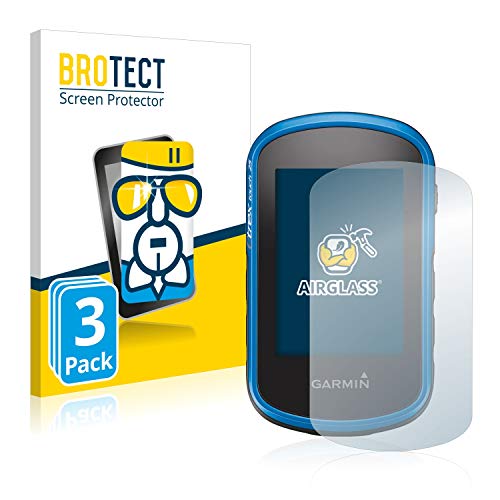 BROTECT Protector Pantalla Cristal Compatible con Garmin eTrex Touch 35 Protector Pantalla Vidrio (3 Unidades) - Dureza Extrema, Anti-Huellas