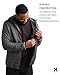Hurley Mens Puffer Jacket - Lightweight Packable Insulated Winter Coat for Men - Weather Resistant Quilted Outdoor Jacket, Size X-Large, Iron Grey