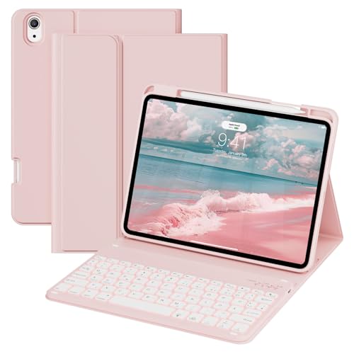 GKABXY Hülle mit Tastatur für iPad A16 11/10 Generation 2025/2022, 11/10.9" – Ansicht 1