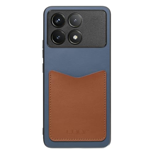 LOOF PASS-SHELL (LEATHER Ver.) �{�v ���U�[ �J�[�h���[ �X�}�z�P�[�X for Xiaomi POCO F6 Pro �p �P�[�X �J�o�[ �w�� �X�g���b�v�z�[�� �J�[�h�|�P�b�g �V���v�� ���킢�� �ϏՌ� ���^ �y�� leat
