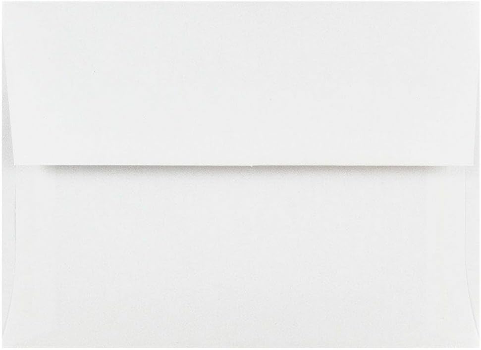 LUXPaper A6 Invitation Envelopes | 4 3/4" x 6 1/2" | Bright White | 70lb. Text | 500 Qty