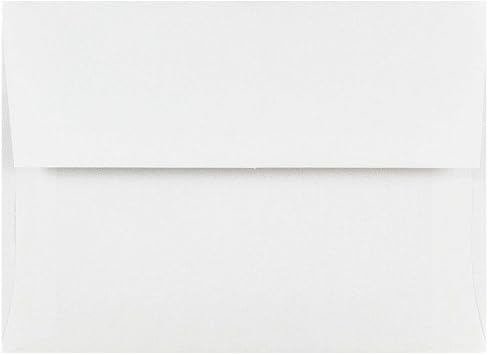 LUXPaper A6 Invitation Envelopes | 4 3/4" x 6 1/2" | Bright White | 70lb. Text | 50 Qty