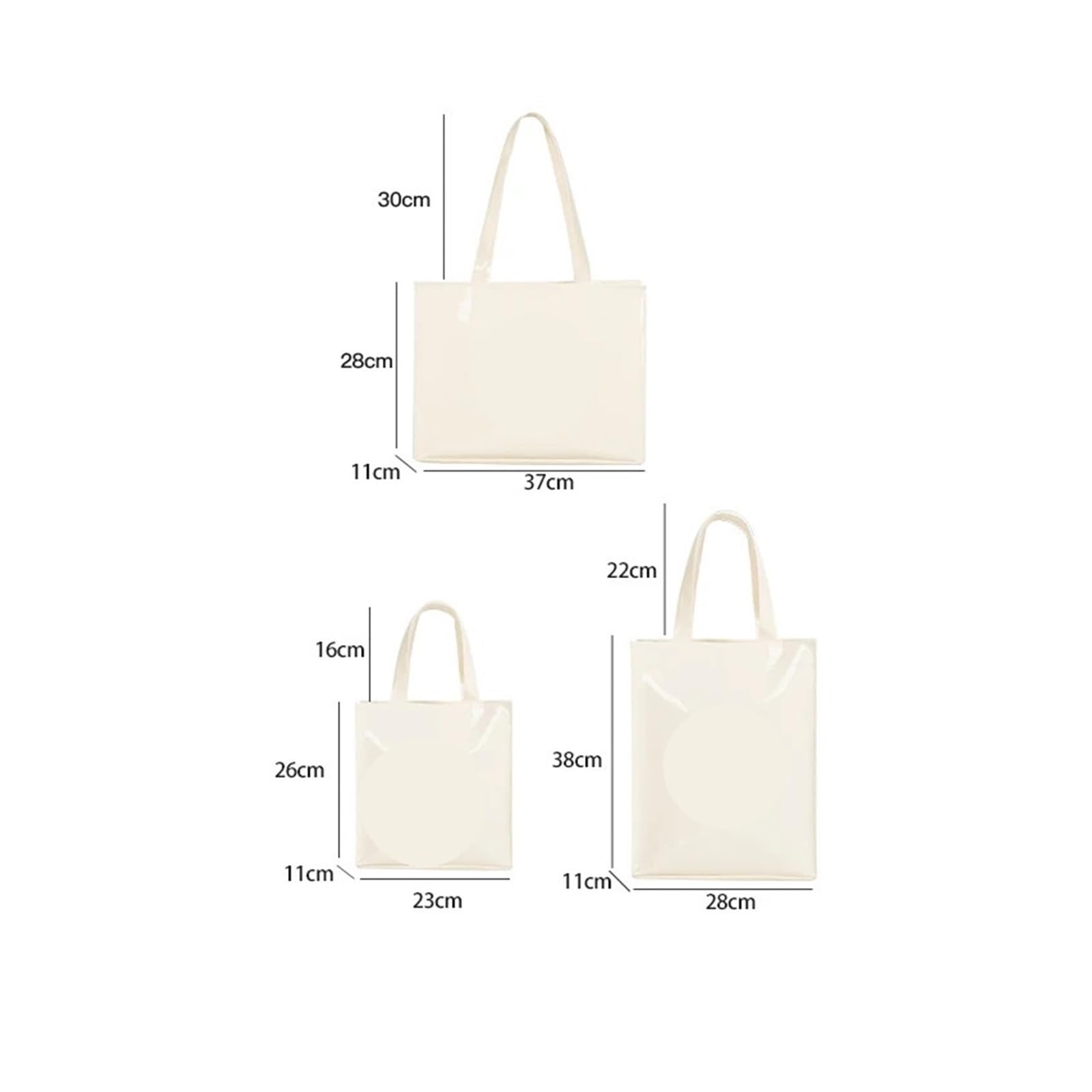 Sac De Plage Sac à Main de Plage d'été imperméable for Femmes, fourre-Tout de Shopping, Sac à bandoulière réutilisable(S)
