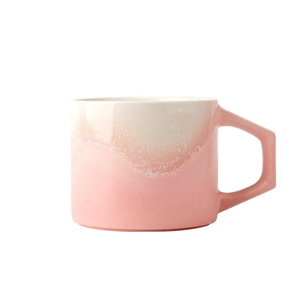Kubek do kawy Kubek ceramiczny, zestaw filiżanek do kawy z kolorową powłoką podszkliwną, o pojemności 6,76 uncji do użytku osobistego podczas przygotowywania filiżanki kawy