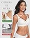 Lemorosy Women's Plus Size Full Coverage Non Padded Wireless Minimizer Bra -Comfort and Double Support (36C, White)