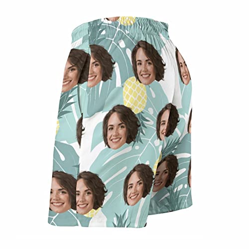 Custom Men Bathing Suit, Funny Swim Trunks, Personalized Face Men Swimsuit, Face Swimwear, Custom Funny Gift,Beach Short4