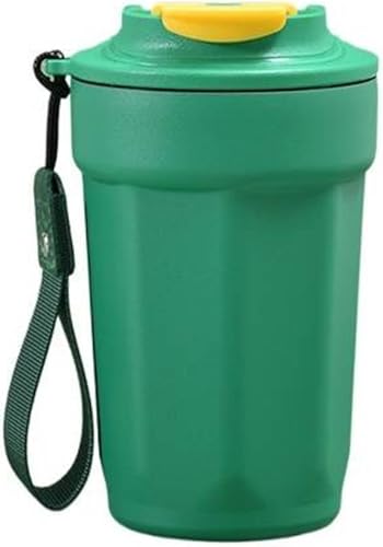 Taza de café octogonal de acero inoxidable simple de las muchachas atractivas taza portátil para la oficina y el coche termo taza