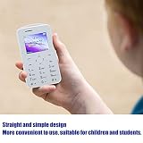 Telefon Komórkowy A5, Telefon Komórkowy z Kolorowym Ekranem 1,77 Cala, Podwójna Karta SIM, Kamera Tylna 0,3 MP, Bateria 480 MAh, Inteligentny Telefon UltraThin Big Button dla Dzieci i Studentów
