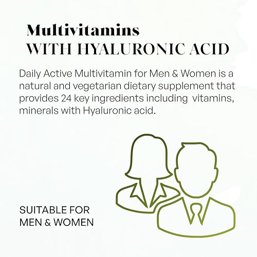 Image of Best Multivitamin for Men and Women, 60 Multivitamin Tablets, with Zinc, Vitamin C, Vitamin D3, Multiminerals and Ginseng Extract, Enhances Energy, Stamina & Immunity for Age 50+