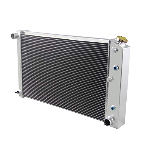 OzCoolingParts New Design 70-87 Chevy GMC C/K/G-Series Radiator Fan Shroud Kit, 3 Row Aluminum Radiator + 2 x 10" Fan w/Shroud for 1970-1987 Chevy/GMC C10 C20 C25 C3500 Nova Camaro Blazer and More - Thumbnail 4