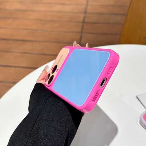 Coque iPhone 17 Pro Max Caseative antichoc protection objectif jaune rose bonbon - 5