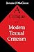 A Critique of Modern Textual Criticism, Foreword by David C Greetham