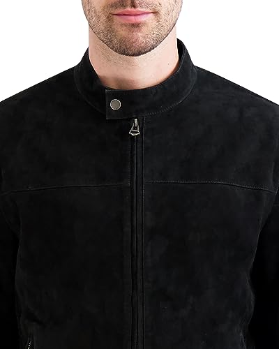 Cole Haan Men's Suede Moto Jacket4