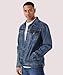 Denim Jacket Men – Regular Fit & Lightweight Trucker Style - Men's Blue Jean Jacket Casual Outerwear with Vintage Oversized Distressed Look – Perfect for Streetwear, Concerts, Travel & Everyday Wear