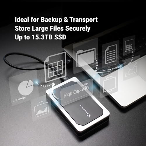 Image of DataLocker DL4 FE DL450-SSD-15.3TB-FE 15.30 TB Portable Rugged Solid State Drive - External - TAA Compliant-FIPS 140-3 Level 3 (Pending)*