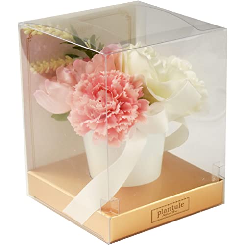 抗菌 消臭 防汚効果 人工観葉植物 カーネーションポット Sサイズ 造花 CT触媒 母の日 カーネーション 置物 フェイクグリーン インテリアグリーン(ピンク)