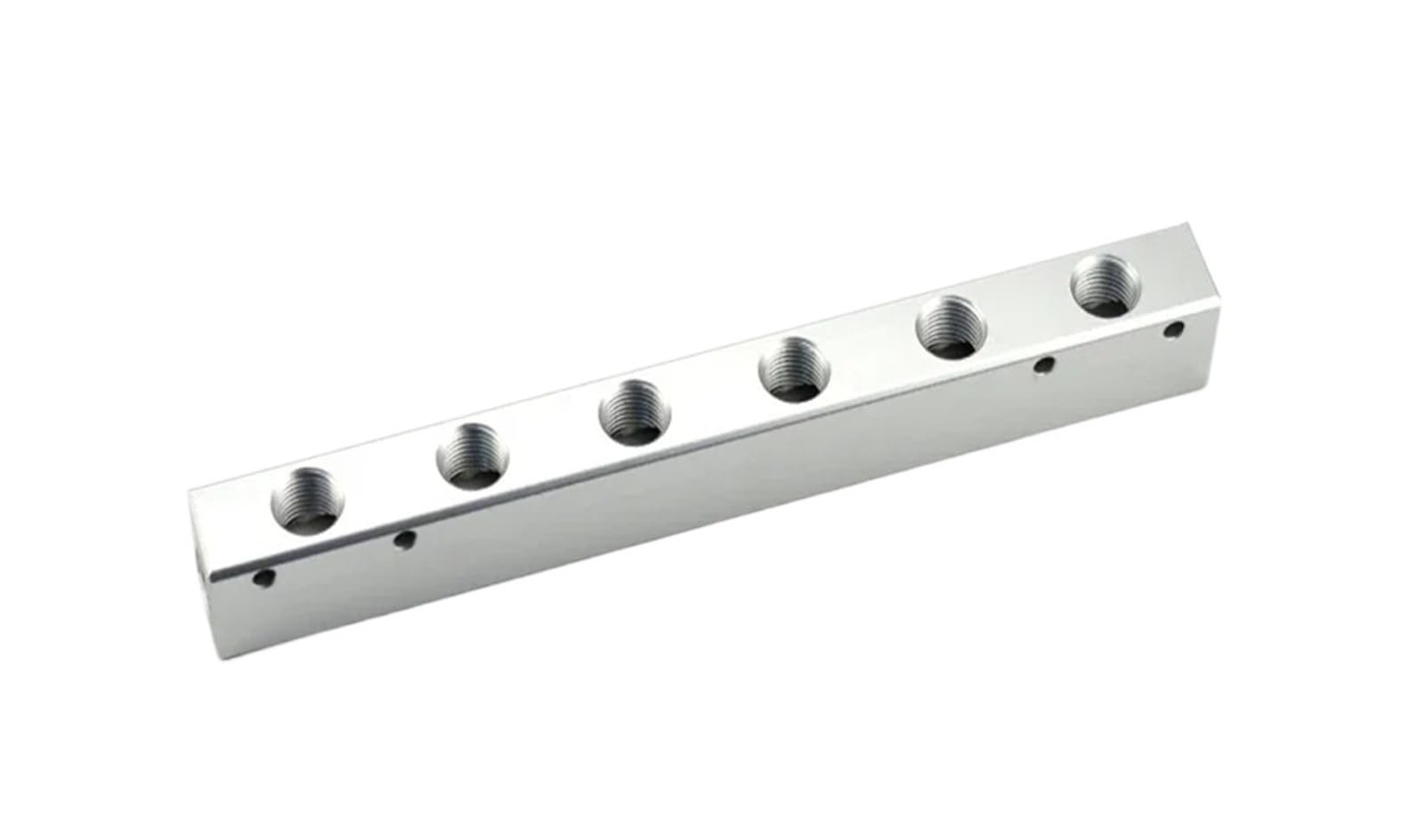 Bloque divisor neumático de aleación anodizada con puertos G 1/4 de 32mm