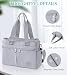 Imagen de BTNEEU Bolso Mujer Grande Bolso Bandolera Mujer Nylon Bolso Shopper Impermeable Bolsos Tote Bag Multiples Bolsillos Bolso de Hombro con Correa Ajustable Bolso para Portatil Viaje Trabajo
